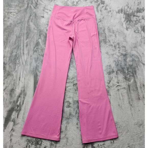 Avia Pants Womens M Pink Balloon SoftSculpt Flare Leg Yoga Leggings Workout Gym - Picture 2 of 11